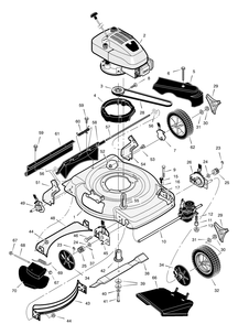 Part Location Diagram of 1101567E700 Murray Bracket, Belt Cover